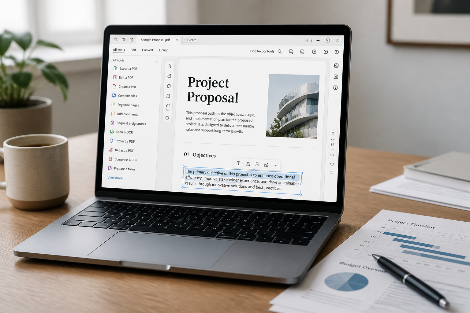 Illustrative editorial image about free PDF editing merging compressing tools